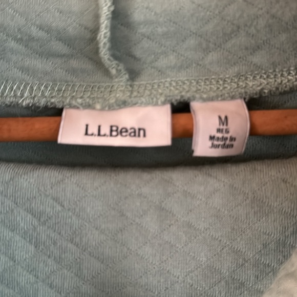 Women’s LL Bean Quilted Tunic Sweatshirt Sz M - Picture 3 of 3